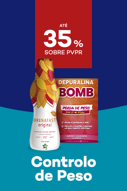 Controlo de Peso com destaque promocional de  at&eacute; 35% sobre pre&ccedil;o de Venda ao P&uacute;blico Recomendado